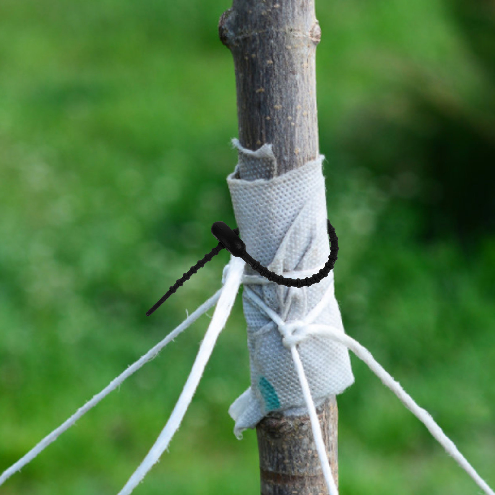 Desk Setup Studio - 10Pcs Silicone Cable Ties Reusable Non-Damaging