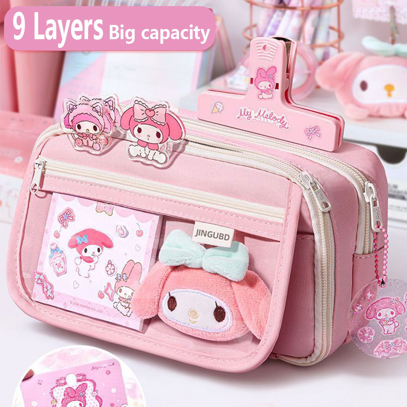 Desk Setup Organizer - Kawaii Pencil Case DIY Set Cute