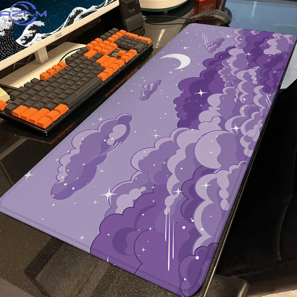 Desk Setup In Office - Skyscape Setup Gaming Accessories Large Mouse