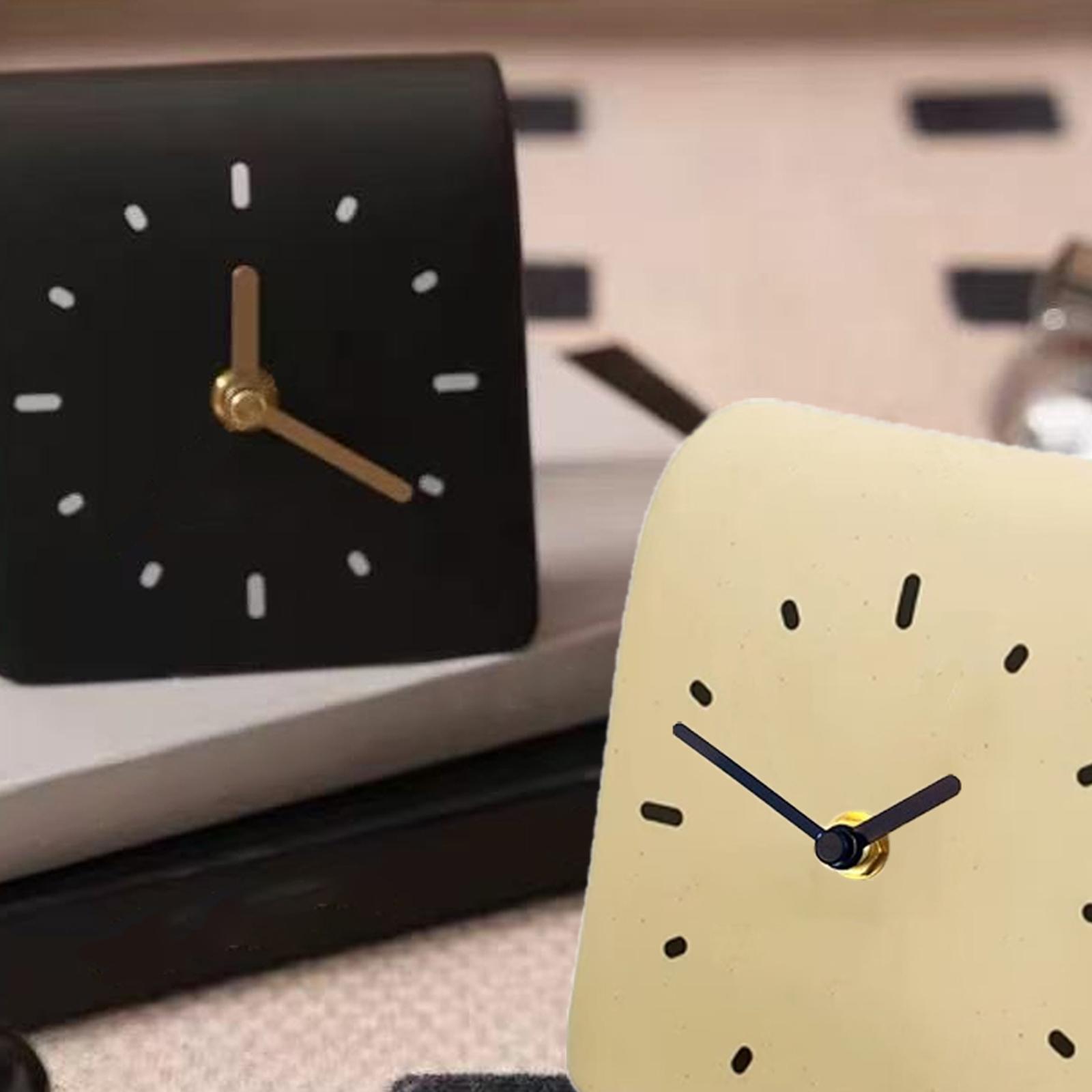 Desk Setup Productivity - Desk Clock Modern Art Shelf Clock