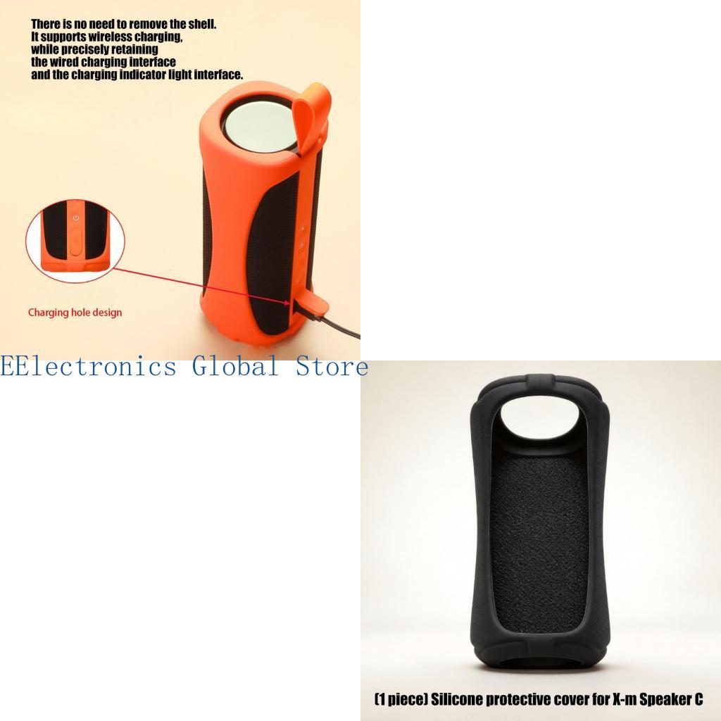Desk Setup With Speakers - 462B Soft Silicone Cover for Bluetooth-Compatible