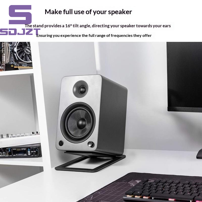 Desk Setup With Speakers - Desktop Speaker Stand 2pcs Anti Vibration