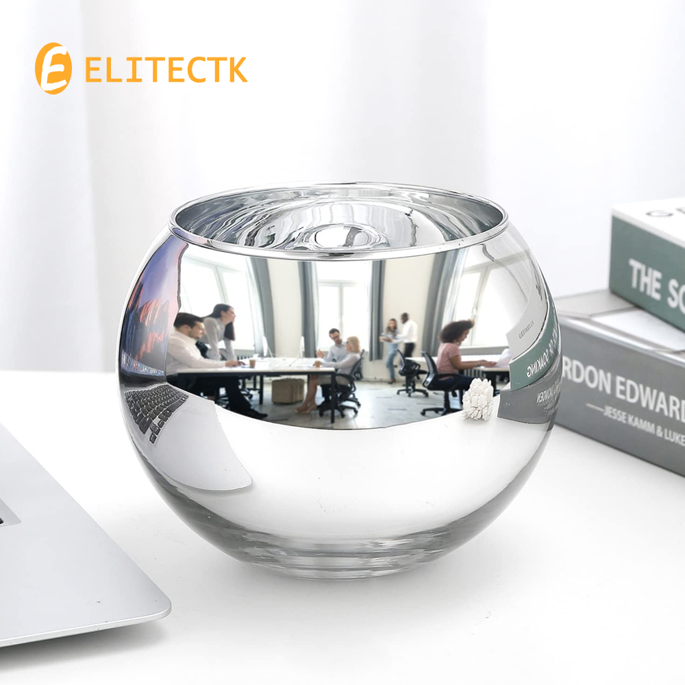 Desk Setup Organizer - Desk Decor, Glass Candy Dish Desk