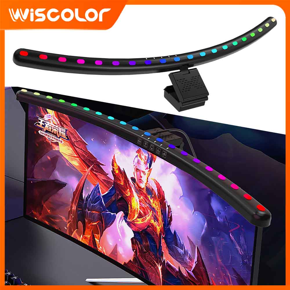 RGB Light Bar Monitor Smart Wi - Desk Setup In Office ulasan dan harga
