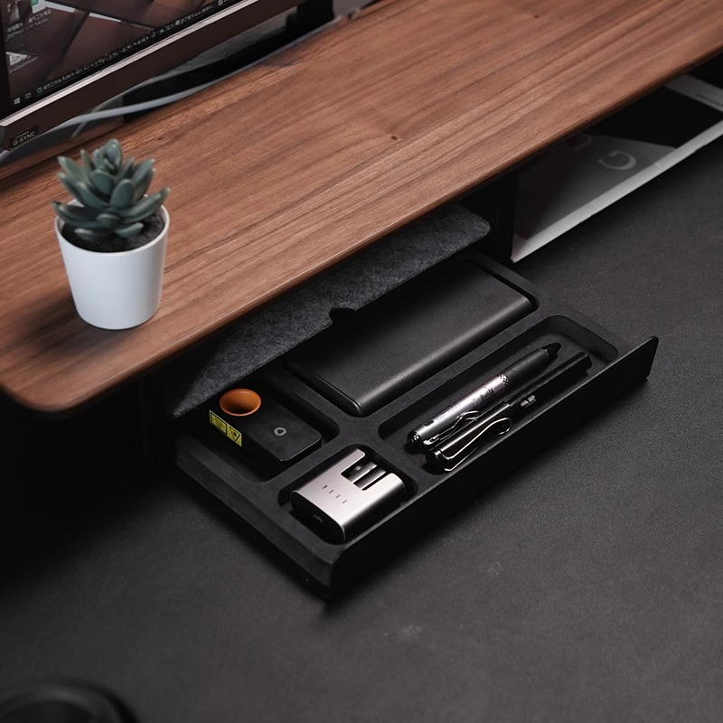Monitor Stand Riser Storage Dr - Desk Setup Organizer ulasan dan harga