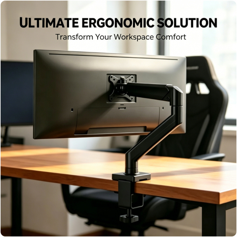 14-32 Inch Single Monitor Arm  - Desk Setup Monitor Arm ulasan dan harga
