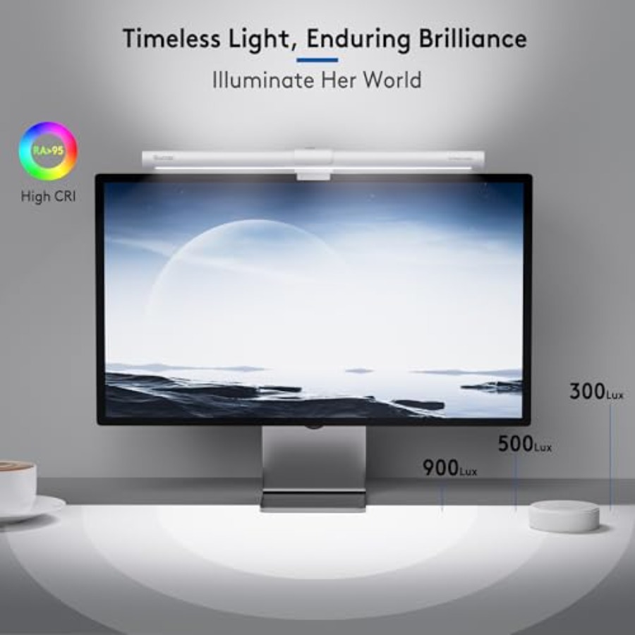 Monitor Light Bar with Remote, - Desk Setup In Office ulasan dan harga
