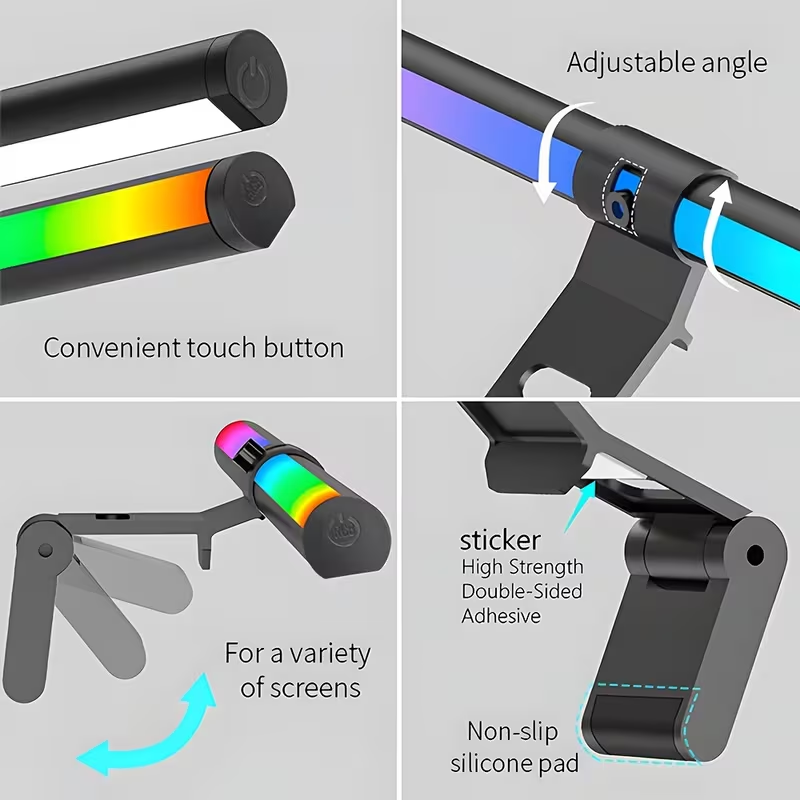 Monitor Light Bar RGB Lightbar - Desk Setup Desk ulasan dan harga