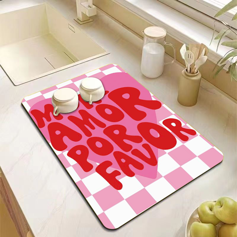 Aesthetic Pink Green Striped K - Desk Setup Green ulasan dan harga