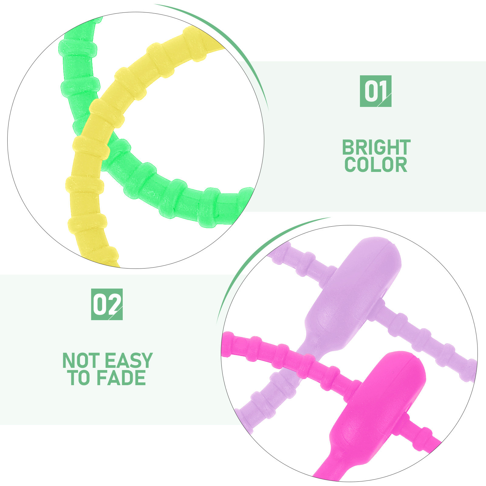 10Pcs Silicone Cable Ties Reus - Desk Setup Studio ulasan dan harga