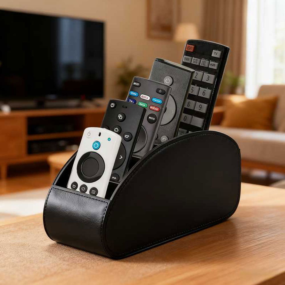 Multi-Compartment Remote Contr - Desk Setup Organizer ulasan dan harga