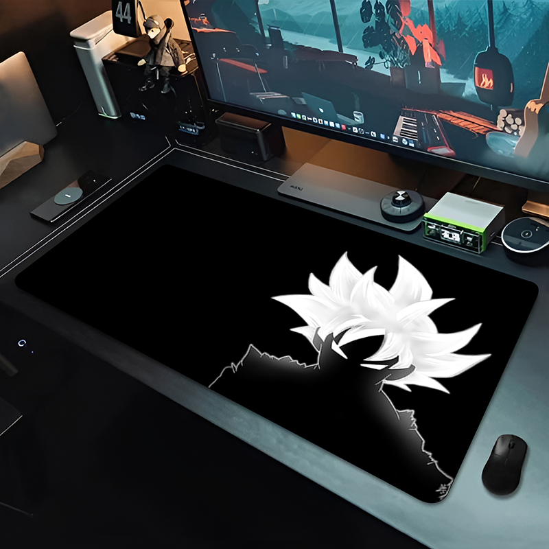 DBZ Black Anime Mouse Pad Drag - Desk Setup Accessories ulasan dan harga