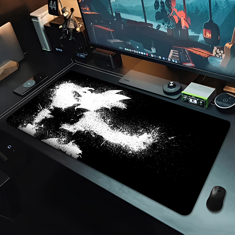 DBZ Black Anime Mouse Pad Drag - Desk Setup Accessories ulasan dan harga