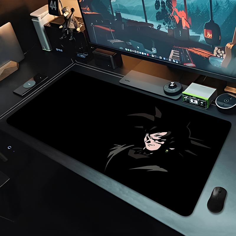 DBZ Black Anime Mouse Pad Drag - Desk Setup Accessories ulasan dan harga
