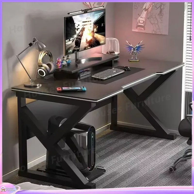Cafe Metal Gaming Desk Black M - Desk Setup In Office ulasan dan harga