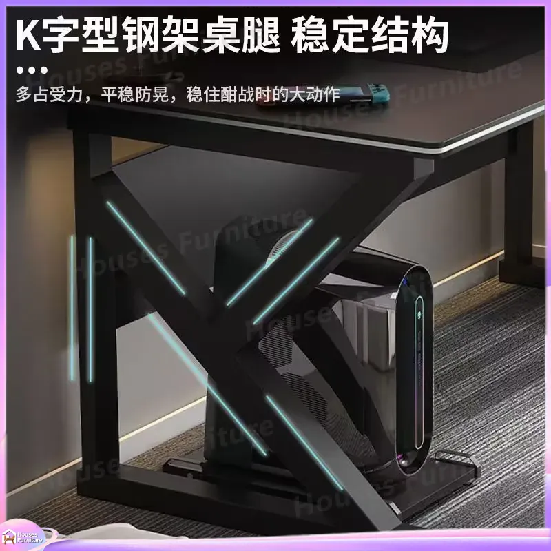 Cafe Metal Gaming Desk Black M - Desk Setup In Office ulasan dan harga