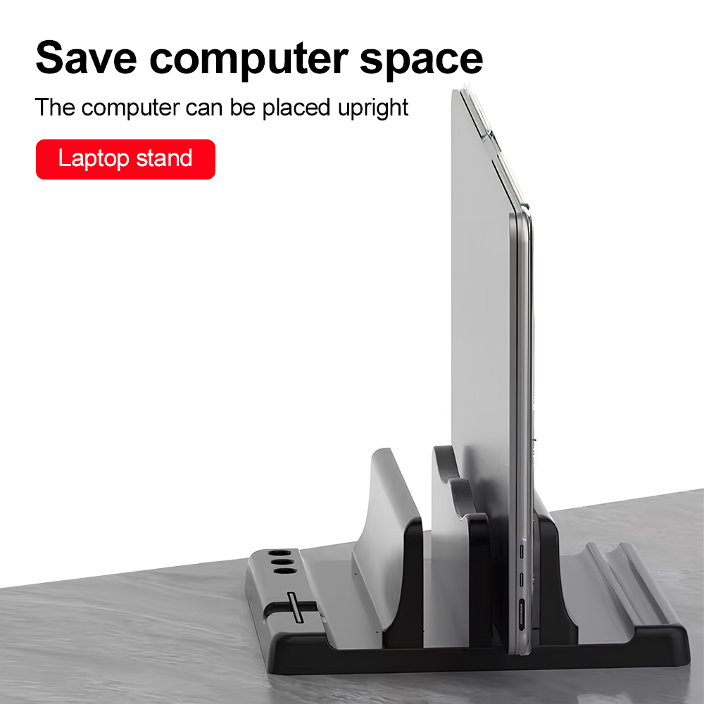 Vertical Laptop Stand Multi Sl - Desk Setup Essentials ulasan dan harga