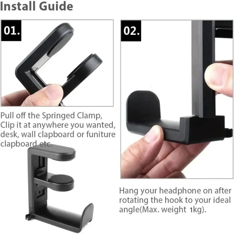 360 Degree Rotating No Punch T - Desk Setup Organizer ulasan dan harga