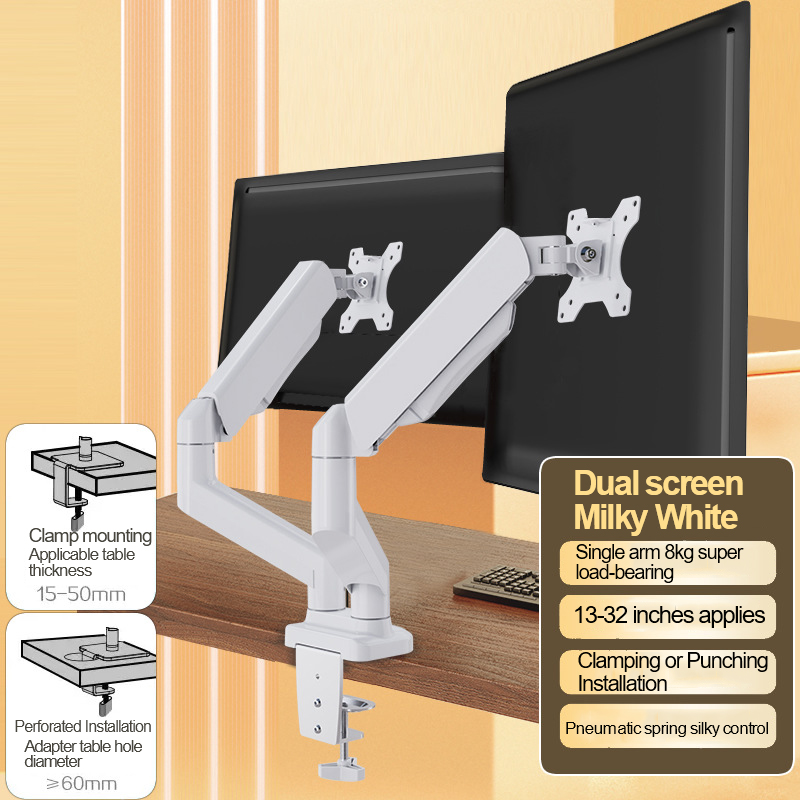 VESA 100x100mm Height Adjustab - Desk Setup Monitor Arm ulasan dan harga