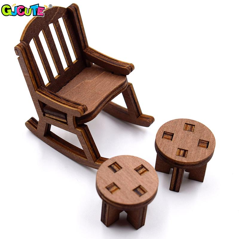 1：12 Dollhouse Mini Park Table - Desk Setup Kids ulasan dan harga