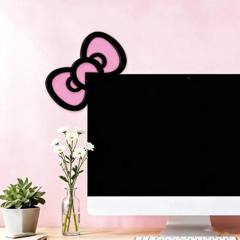 New 1/2Pcs Wooden Bowknot PC A - Desk Setup Accessories ulasan dan harga