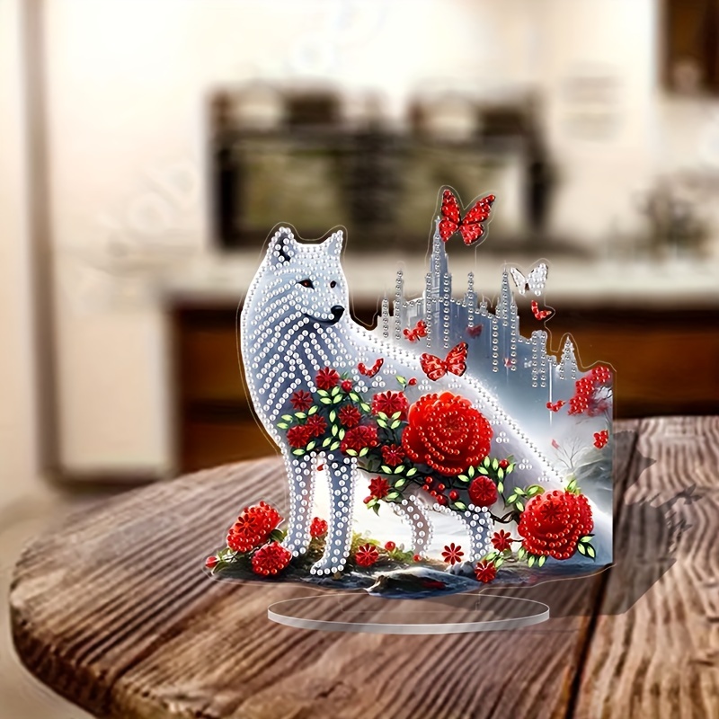 2D/Flat Diamond Drawing Animal - Desk Setup Design ulasan dan harga