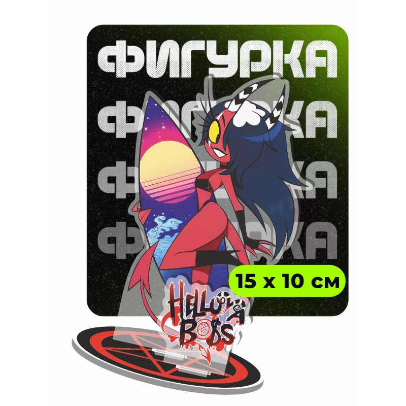 Helluva Boss Acrylic Stand 15c - Desk Setup Productivity ulasan dan harga
