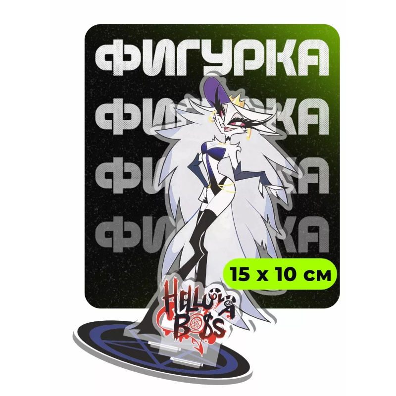 Helluva Boss Acrylic Stand 15c - Desk Setup Productivity ulasan dan harga
