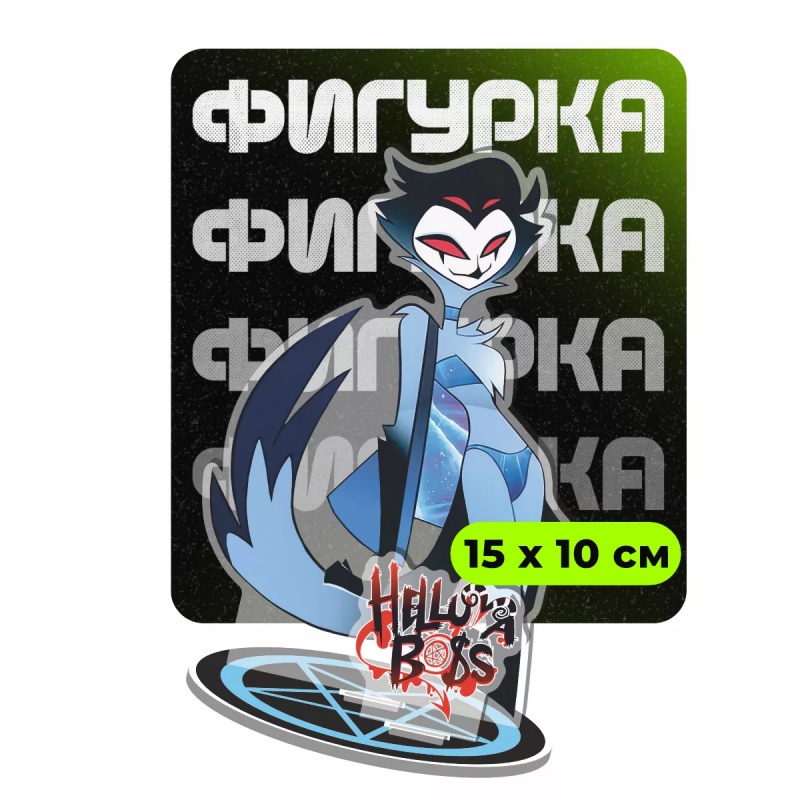 Helluva Boss Acrylic Stand 15c - Desk Setup Productivity ulasan dan harga