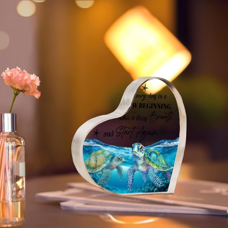 Blue Marine Life Acrylic Deskt - Desk Setup Design ulasan dan harga