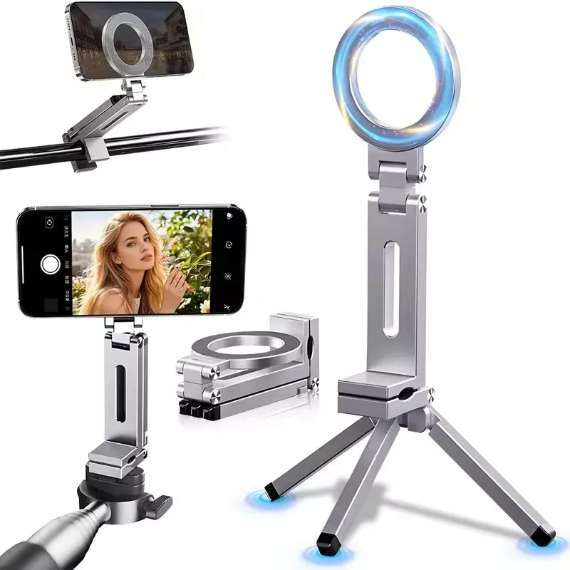 Magnetic Selfie Phone Holder T - Desk Setup Essentials ulasan dan harga