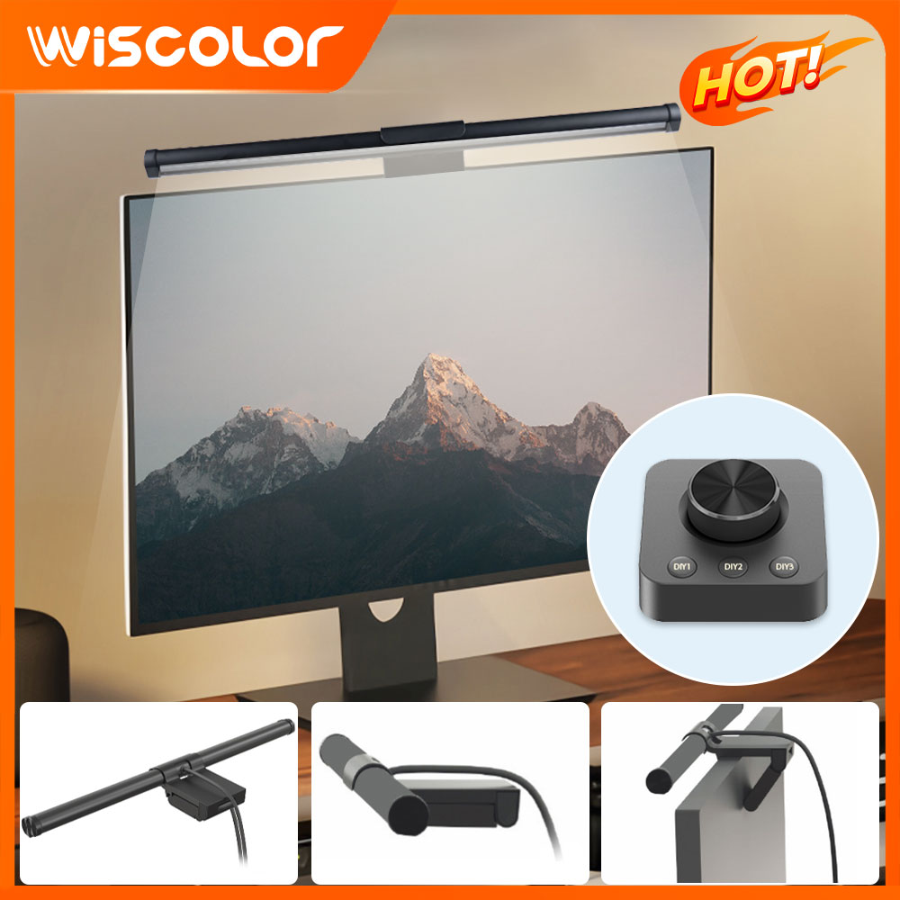 RGB Light Bar Monitor Setup De - Desk Setup In Office ulasan dan harga