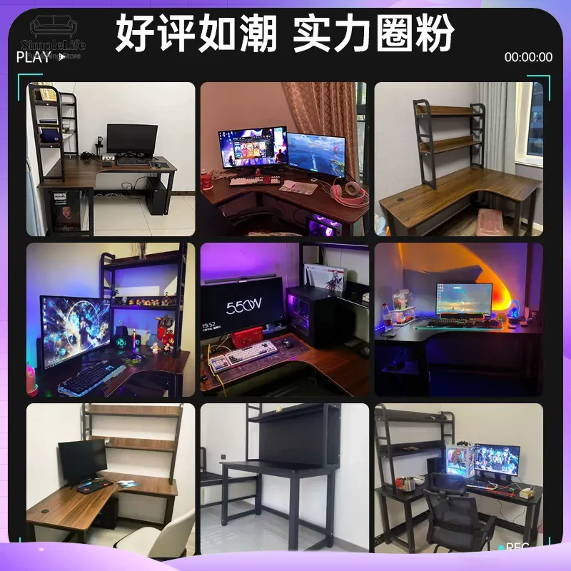 Corner Gaming Desk Computer De - Desk Setup In Office ulasan dan harga