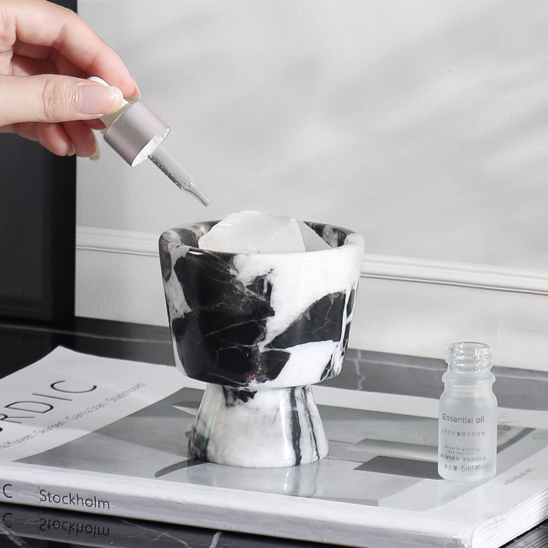 Home Decoration, Marble Candle - Desk Setup Essentials ulasan dan harga