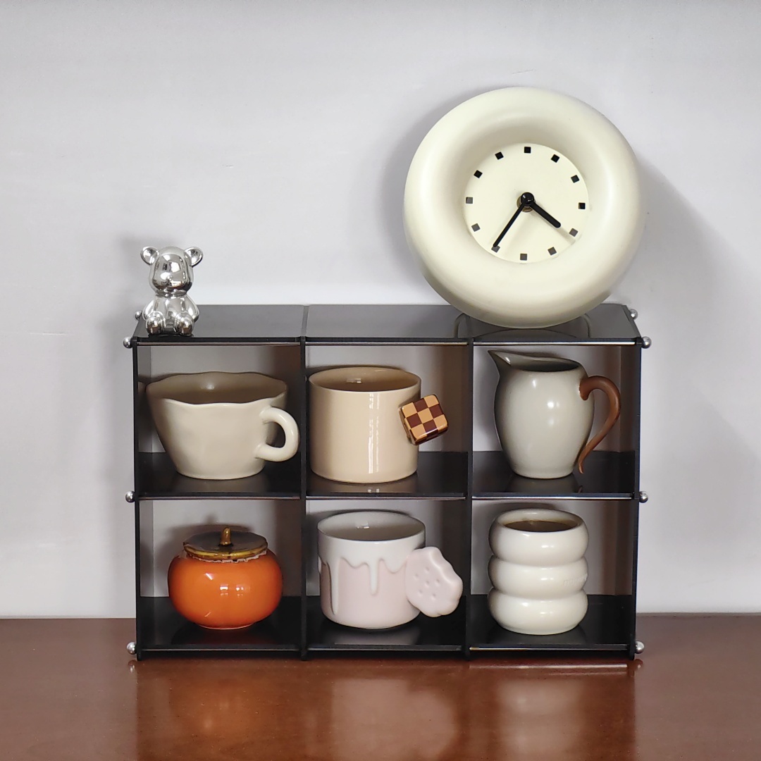 Acrylic Display Shelf Cups Sto - Desk Setup Organizer ulasan dan harga