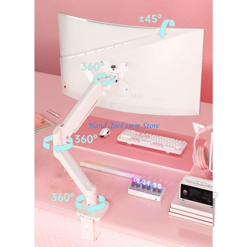 H37F Arm Monitor Holder Mount  - Desk Setup Monitor Arm ulasan dan harga