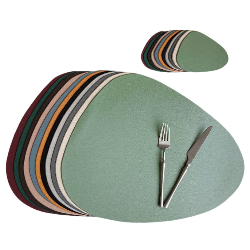 1/6/10sets Dining Table Placem - Desk Setup Green ulasan dan harga
