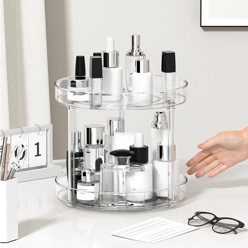 1pc rotating cosmetics storage - Desk Setup Productivity ulasan dan harga