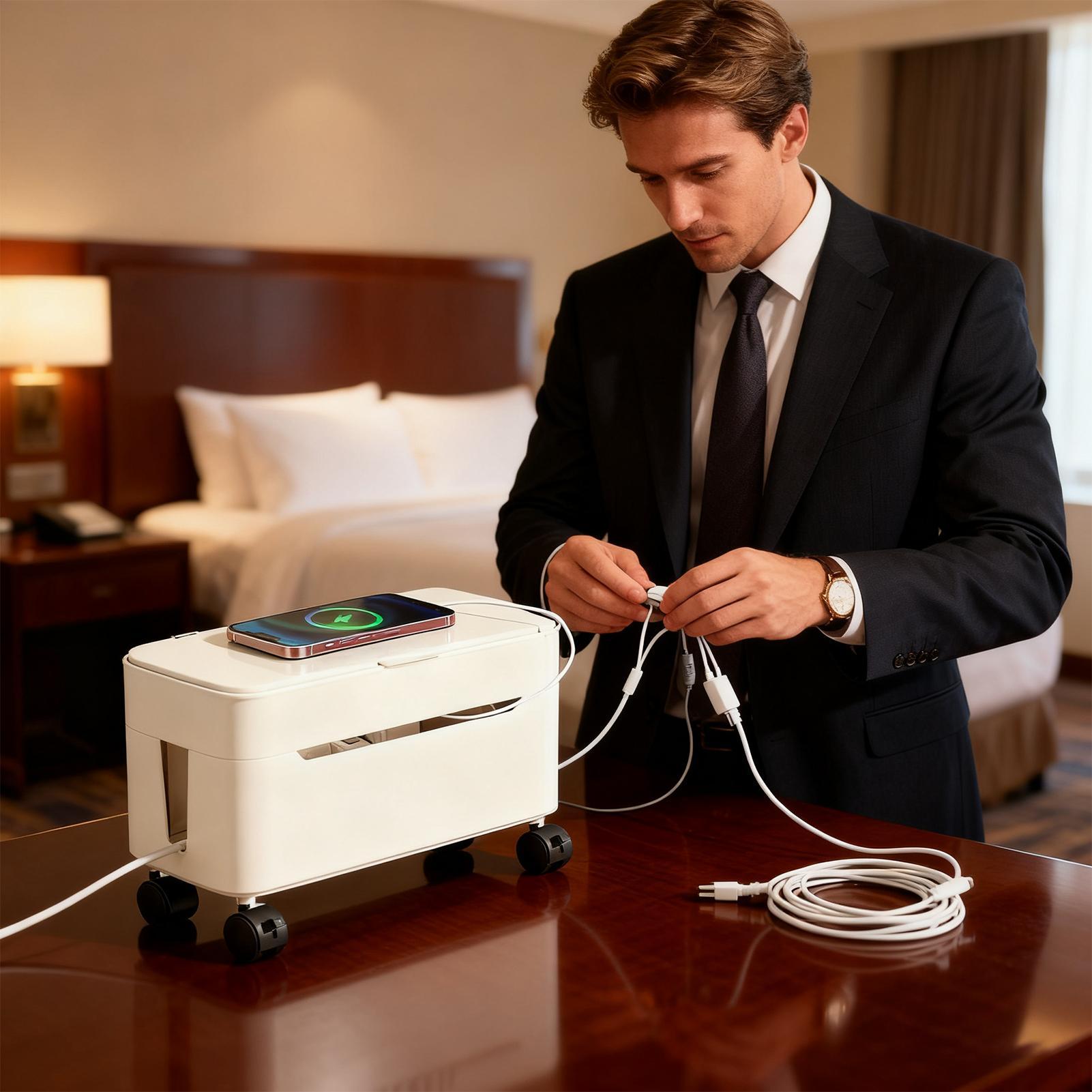 Cord Management Box Wire Stora - Desk Setup With Tv ulasan dan harga