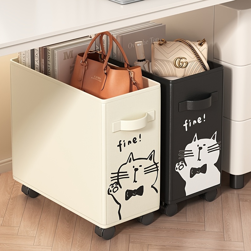 Rolling Storage Cart Under The - Desk Setup Essentials ulasan dan harga