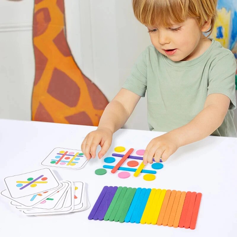 Kids Rainbow Stick Thinking Pu - Desk Setup Kids ulasan dan harga