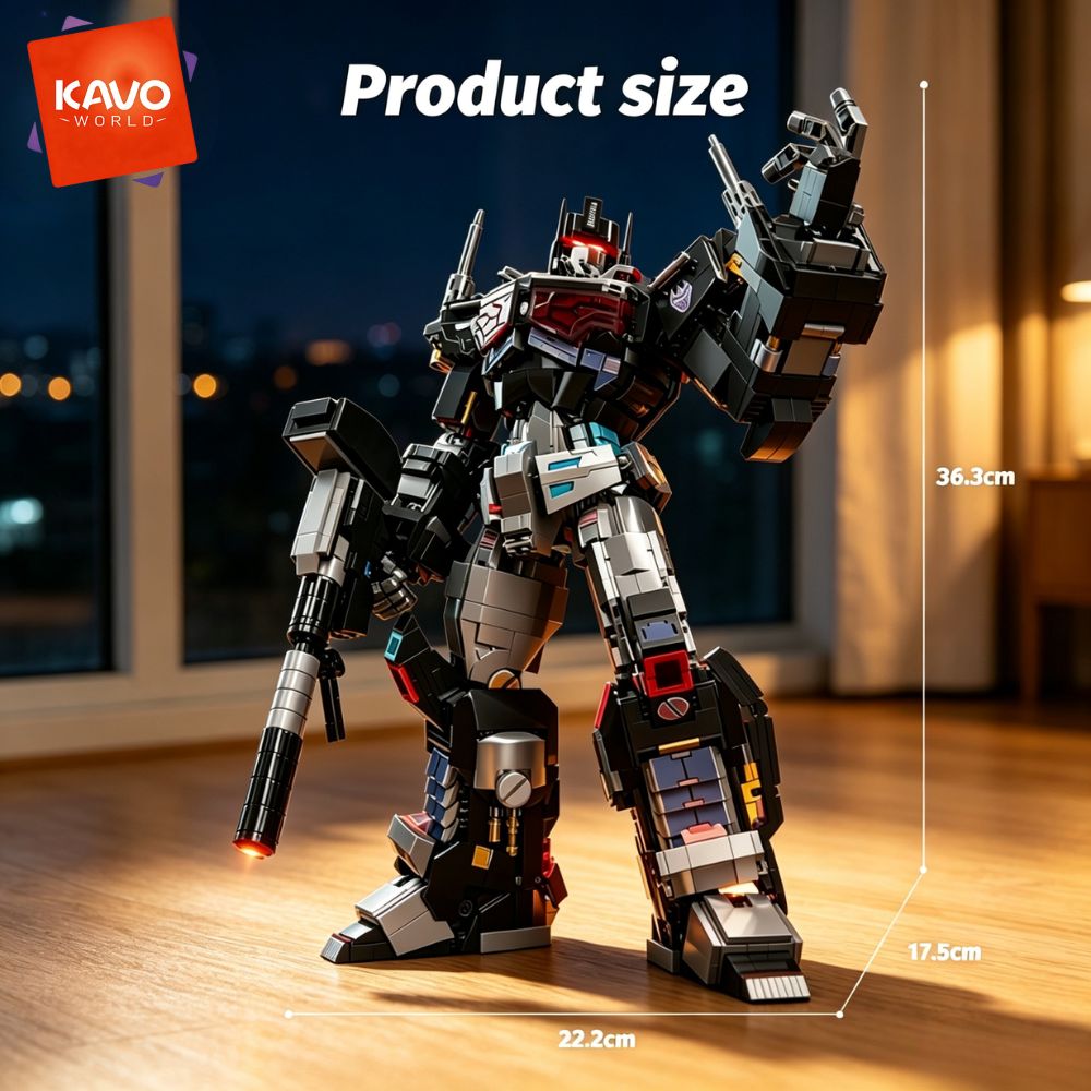 KAVOWORLD 2045pcs Future Mecha - Desk Setup Enthusiast ulasan dan harga