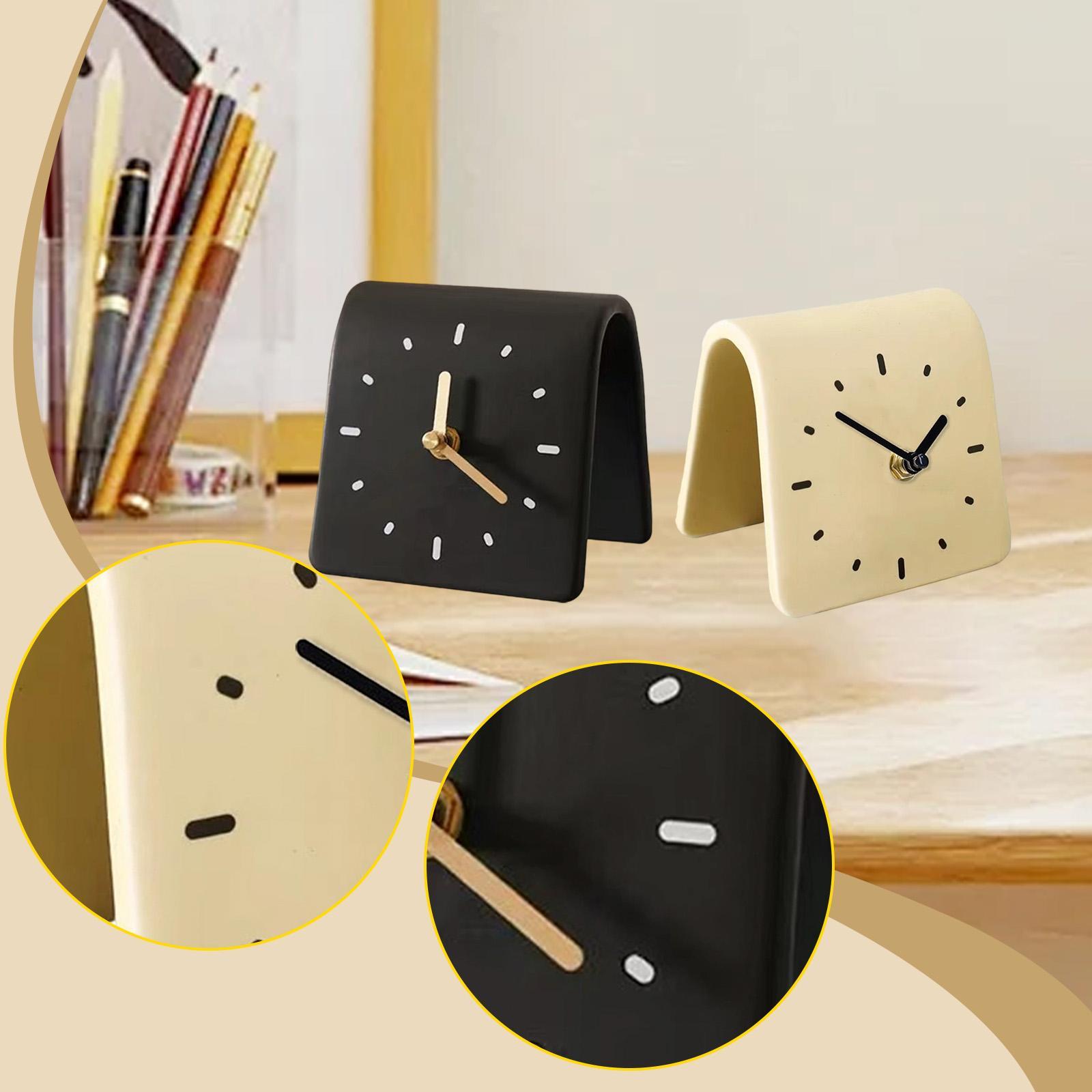 Desk Clock Modern Art Shelf Cl - Desk Setup Productivity ulasan dan harga
