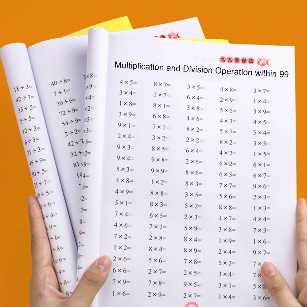 Math Workbook for Kids - Multi - Desk Setup Kids ulasan dan harga