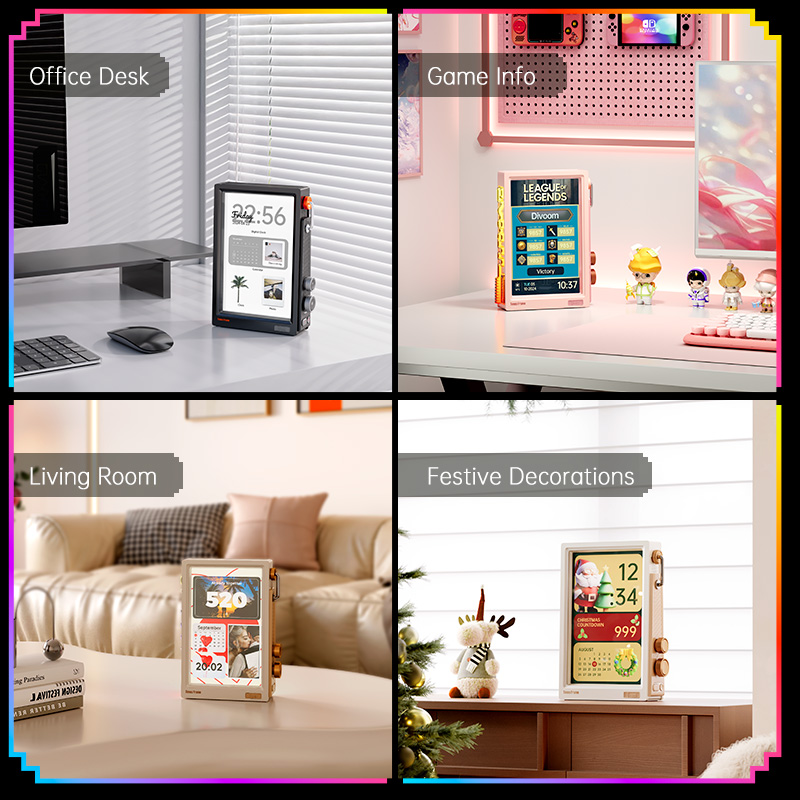 Divoom Times Frame 10.1″ Smart - Desk Setup With Speakers ulasan dan harga