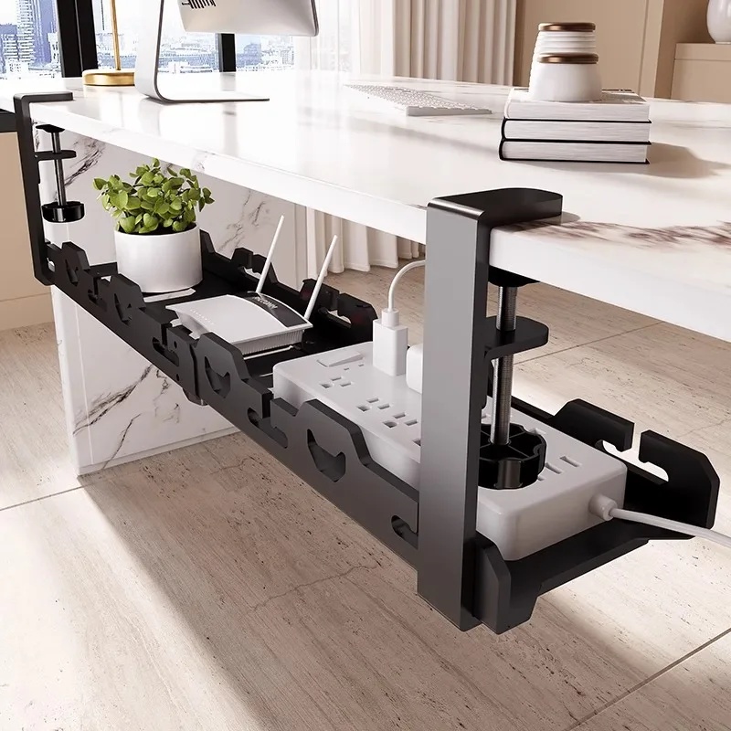 Telescopic Under Table Storage - Desk Setup Organizer ulasan dan harga