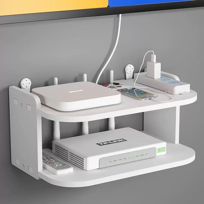 Wall-Mounted Router & Cable Or - Desk Setup With Tv ulasan dan harga