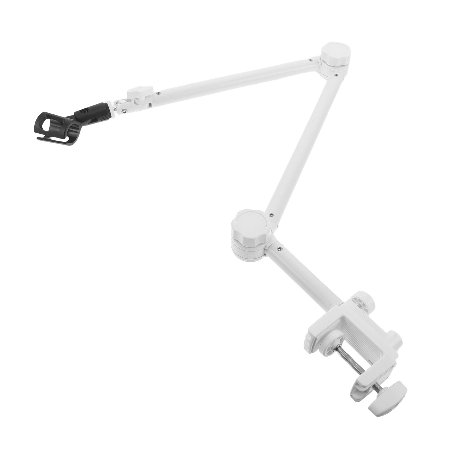 1Set Microphone Boom Arm White - Desk Setup Studio ulasan dan harga