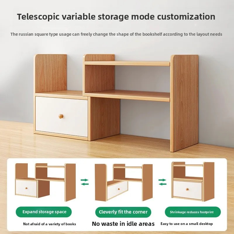 2026 Desktop Bookshelf Desktop - Desk Setup Productivity ulasan dan harga