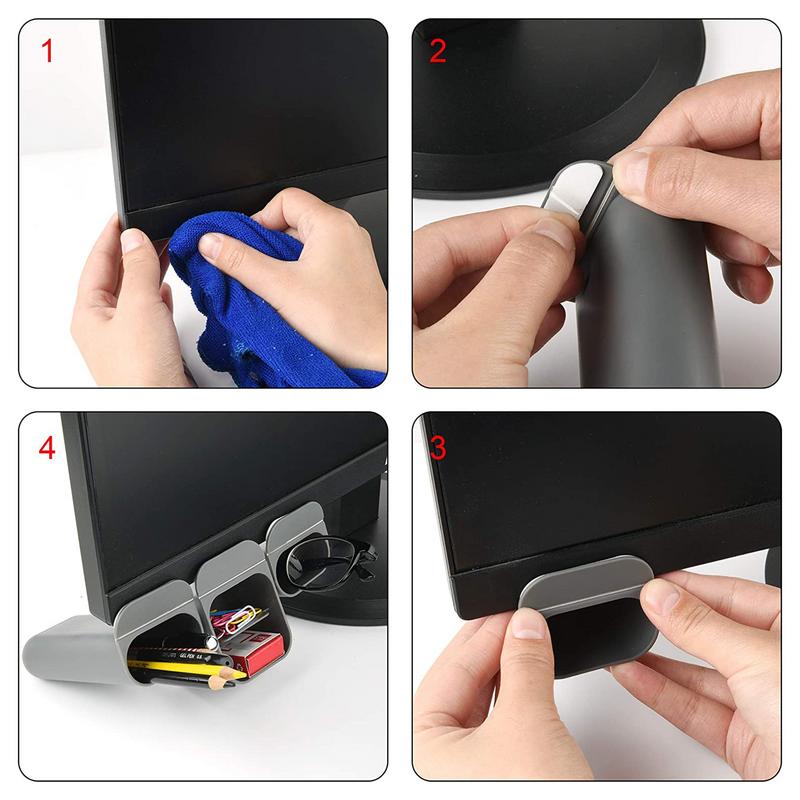 Screen Pen Pencil Holder Paste - Desk Setup Organizer ulasan dan harga